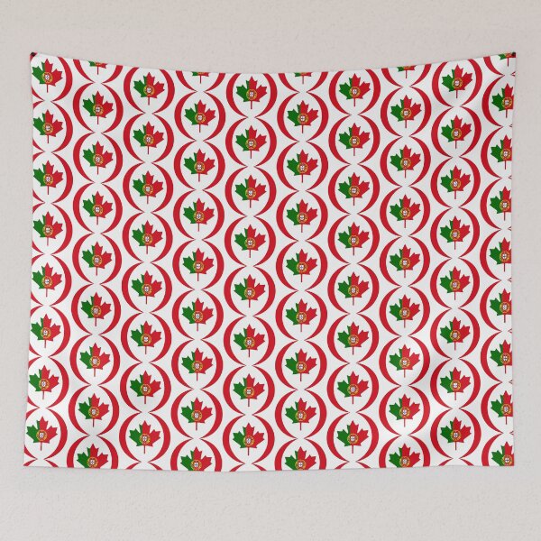 Item preview, Portuguese Canadian Multinational Patriot Flag Series designed and sold by Carbon-Fibre Media.