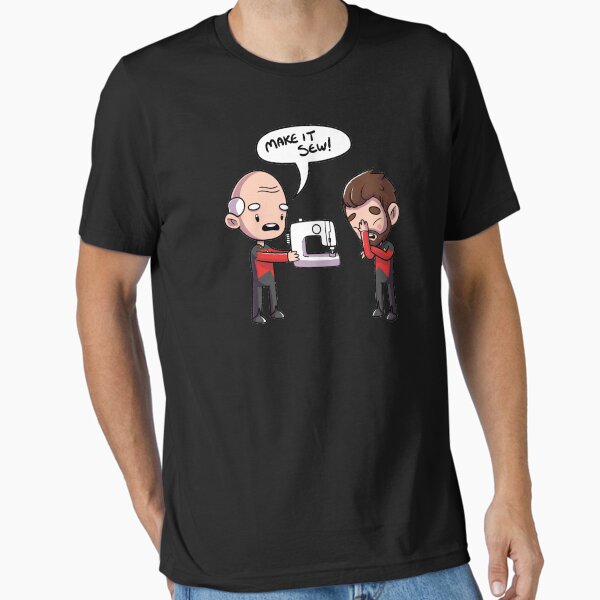 Artikel-Vorschau von  Captain Picard bittet seine Nummer Eins um Hilfe, designt und verkauft von 8-bit-hobo.