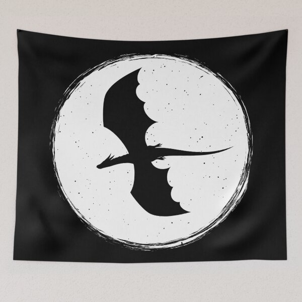 Item preview, Dragon and the Full Moon designed and sold by mrhighsky.