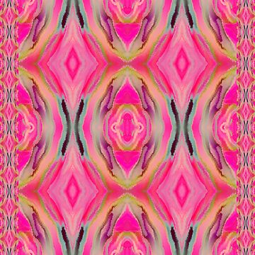 Artwork thumbnail, Kesahar Pink by Nina May Designs