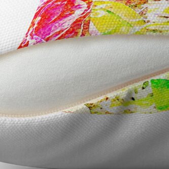 Alternate view of Floral Abstract - Vibrancy of Spring Throw Pillow