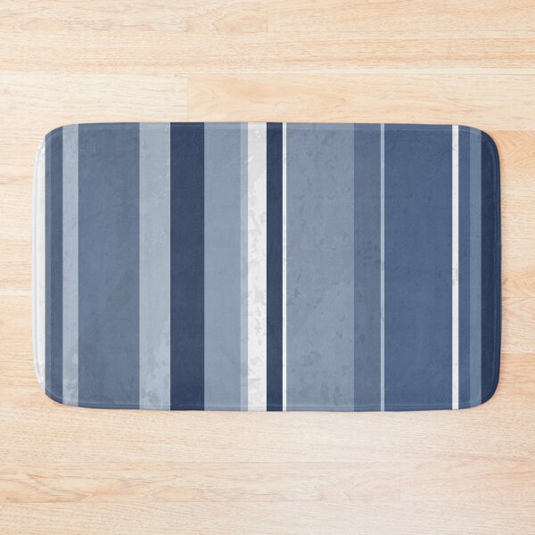 Item preview, Retro Blue and White Stripes designed and sold by ImagineThatNYC.
