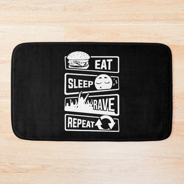 Item preview, Eat Sleep Rave Repeat - Party Celebrate Music Electro designed and sold by anziehend.