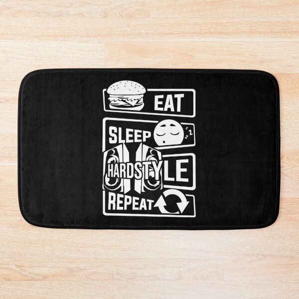 Item preview, Eat Sleep Hardstyle Repeat - Bass Party Dancing designed and sold by anziehend.