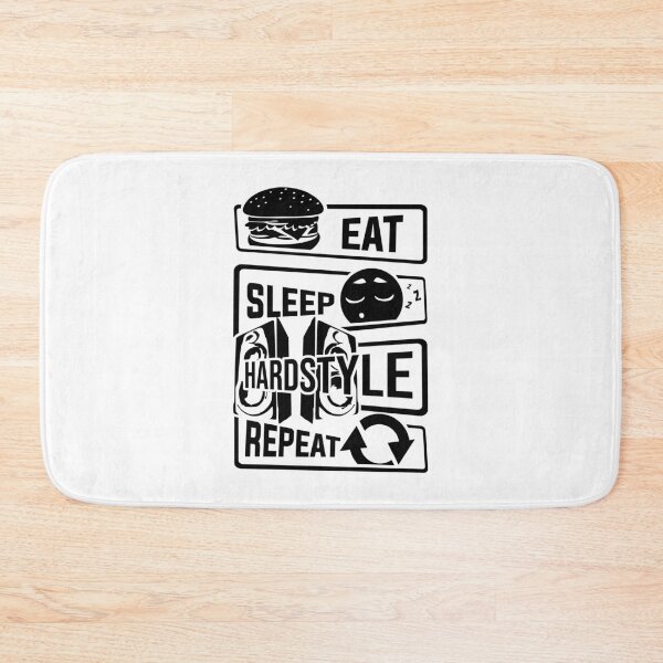 Item preview, Eat Sleep Hardstyle Repeat - Bass Party Dancing designed and sold by anziehend.