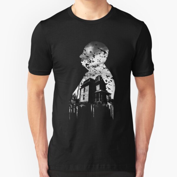 Alfred Hitchcock Collage Slim Fit T-Shirt