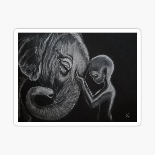 Consulting with the Elephant Nation Sticker