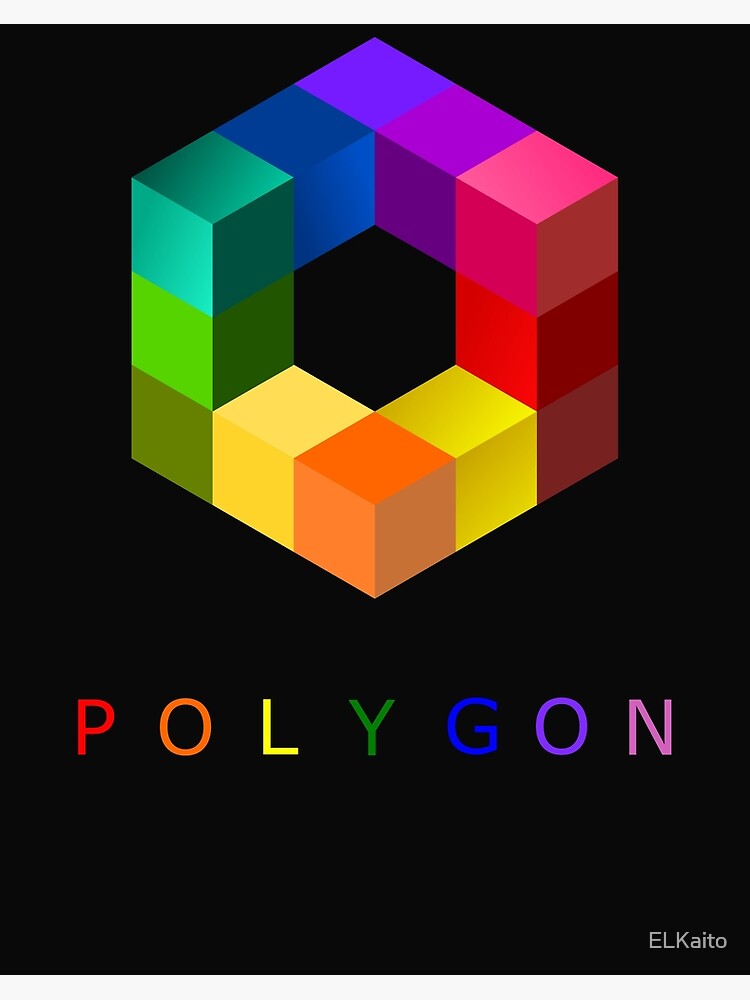 Optical Illusion Artistic Colorful Rainbow Polygon Cube Art Board Print By Elkaito Redbubble - roblox optical illusions
