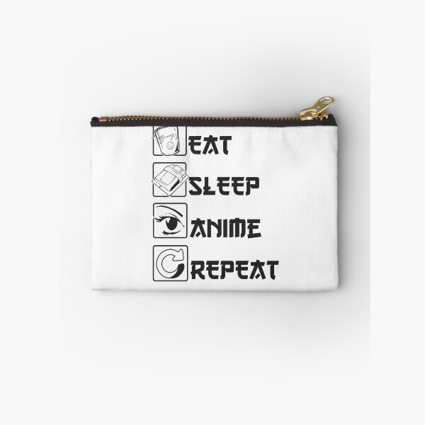 Item preview, EAT SLEEP ANIME REPEAT designed and sold by Retrolendo.