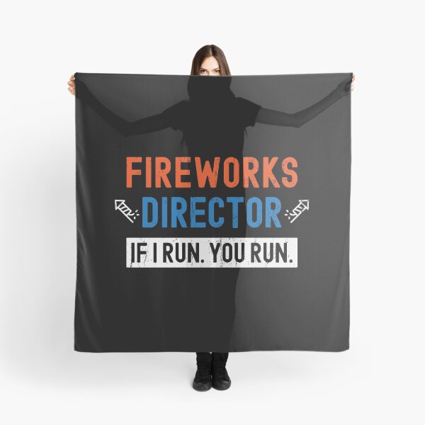 Artikelvorschau, Feuerwerks-Direktor Shirt If I Run You Run entworfen und verkauft von Space Fox.