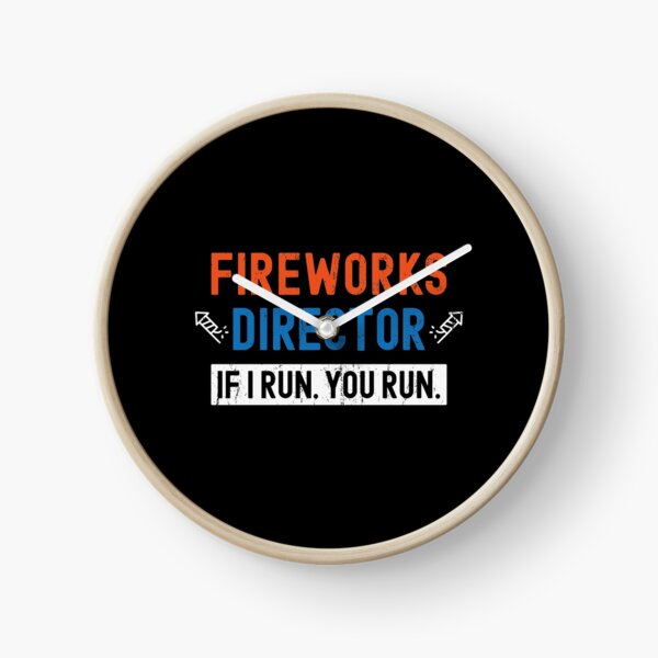 Item preview, Fireworks Director Shirt If I Run You Run  designed and sold by Space Fox.