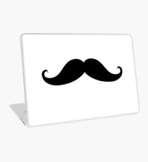 Schnurrbart, Hipster, Lenker, Schnurrbart, Männlich, Haar, Retro, Mann. Laptop Folie