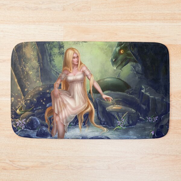 Item preview, Xana y Cuelebre Asturian Mythology designed and sold by ladykraken.