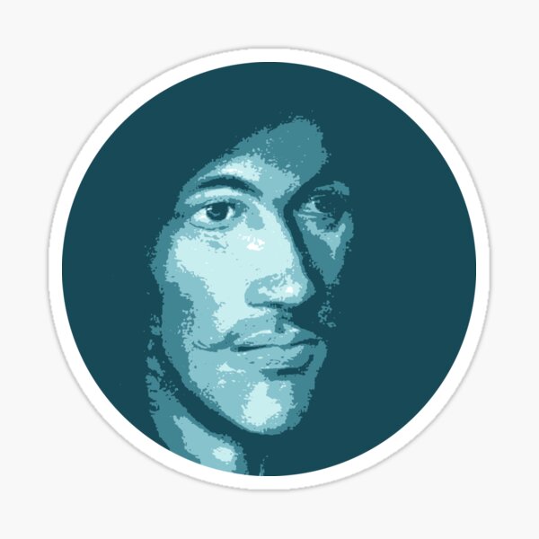 Item preview, John Donne Blue Portrait designed and sold by savantdesigns.