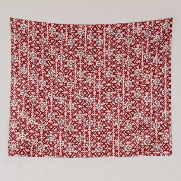 Item preview, Japanese Asanoha Pattern, Dark Red designed and sold by Marymarice.