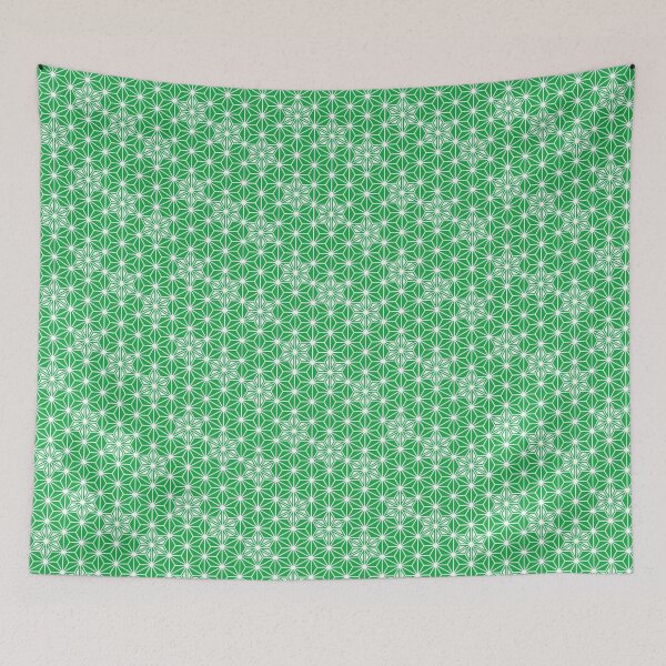 Item preview, Japanese Asanoha Pattern - Jade Green designed and sold by Marymarice.