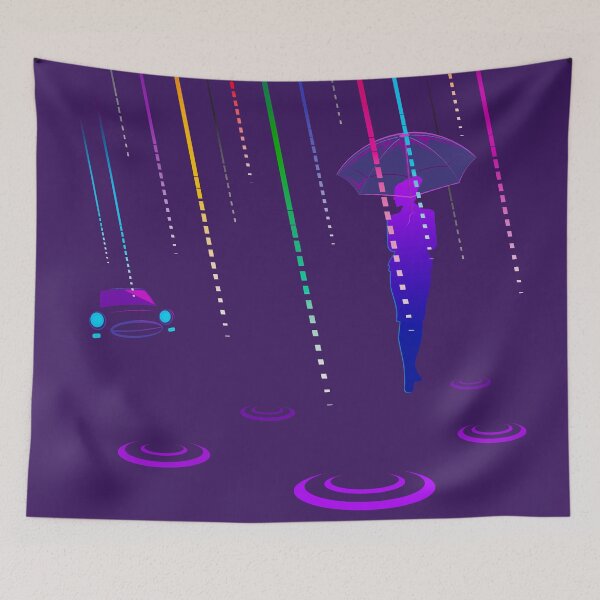 Item preview, Neon Rain designed and sold by theelectricjoy.