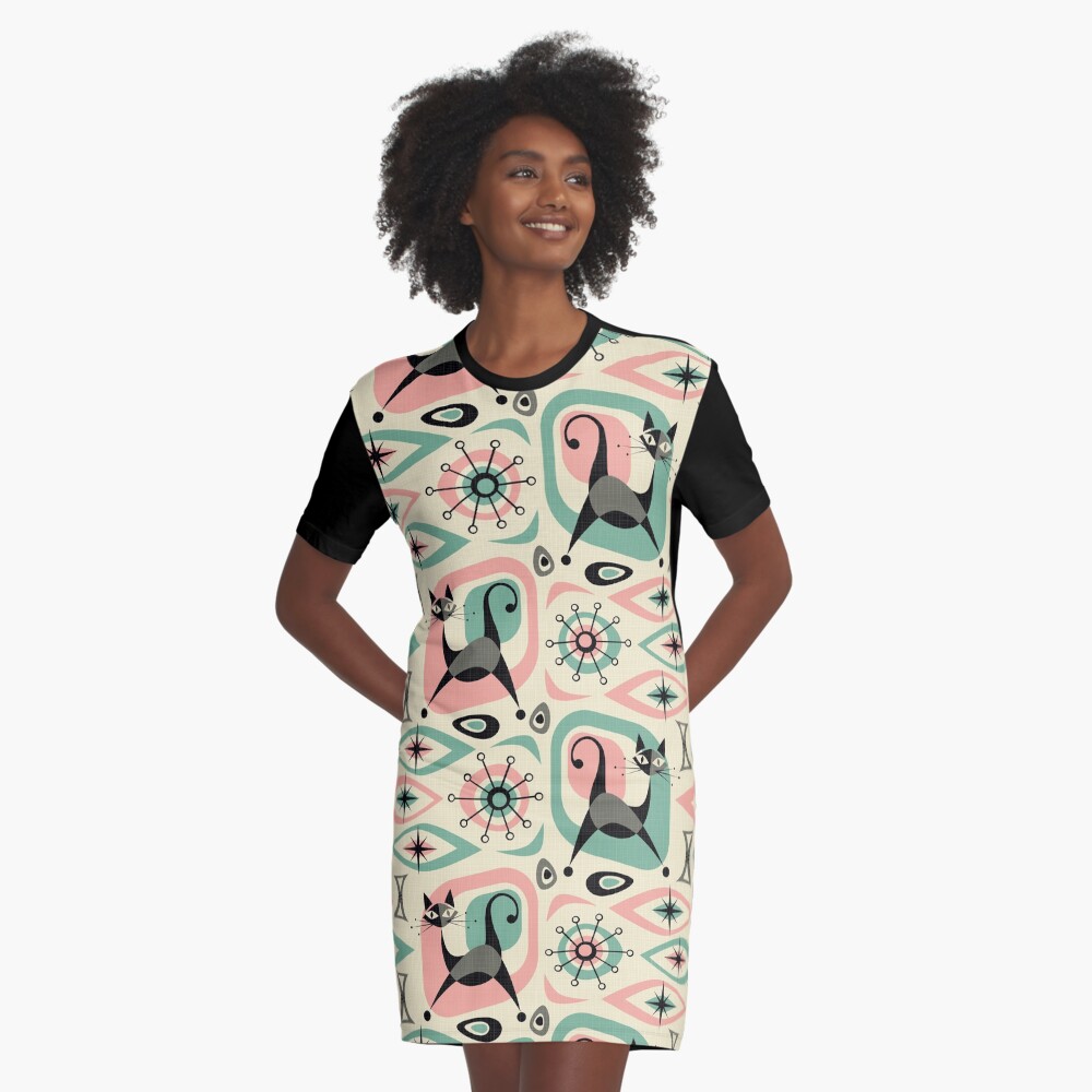 Item preview, Graphic T-Shirt Dress designed and sold by studioxtine.