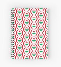 Hungarian Canadian Multinational Patriot Flag Series Spiral Notebook