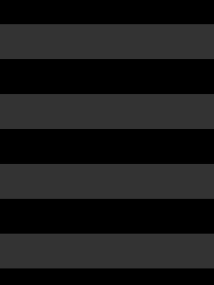 Big Stripes Black Dark Gray by missstriped