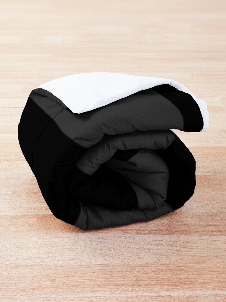 Alternate view of Big Stripes Black Dark Gray Comforter