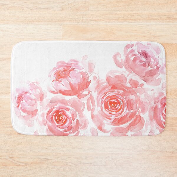 Item preview, Dreamy pink watercolor peonies designed and sold by blursbyai.