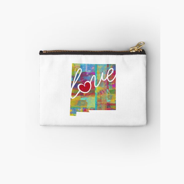 Item preview, New Mexico Love - A Colorful Watercolor State Map Silhouette designed and sold by traciwithani.