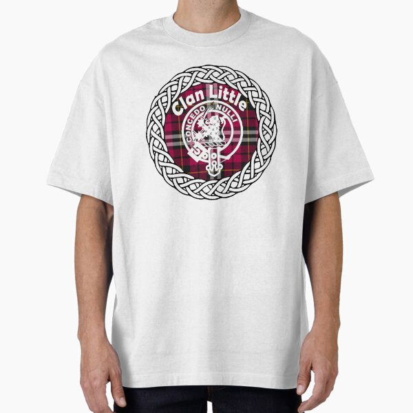 Vista previa del artículo con la obra «Insignia de escudo de tartán de apellido Clan Little», diseñado y vendido por BagTown Clans.