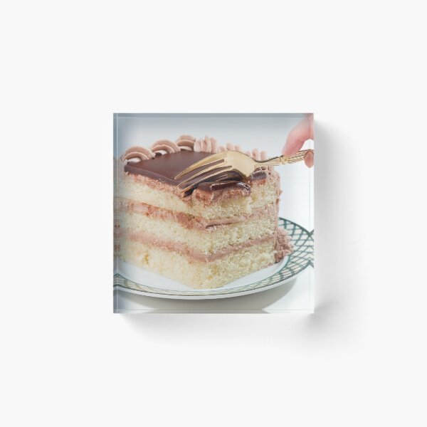 Item preview, Layered Cake with Frosting Photograph designed and sold by BravuraMedia.