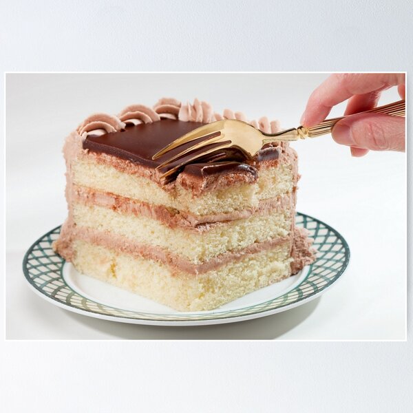 Item preview, Layered Cake with Frosting Photograph designed and sold by BravuraMedia.