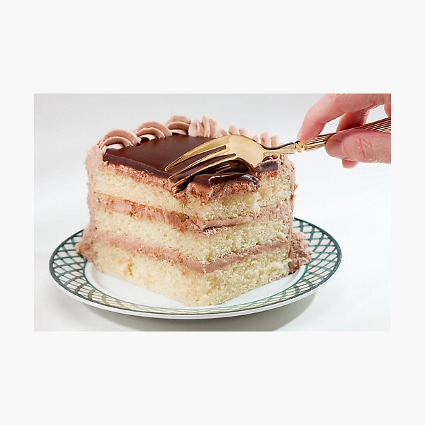 Item preview, Layered Cake with Frosting Photograph designed and sold by BravuraMedia.