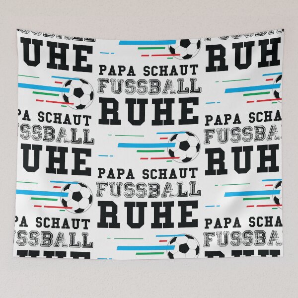 Artikelvorschau, Papa schaut Fußball will Bier Vatertag Papa Männertag lustig Geschenk  entworfen und verkauft von Mark Sukra.