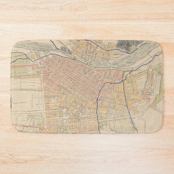 Item preview, Vintage Lima Peru Map (1904) designed and sold by BravuraMedia.