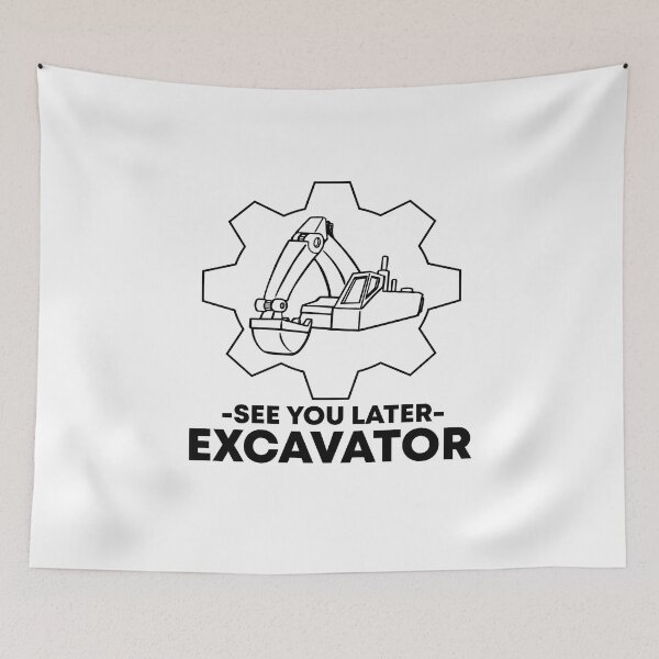 Item preview, Excavator driver saying excavator funny designed and sold by Evelyn Bitter.