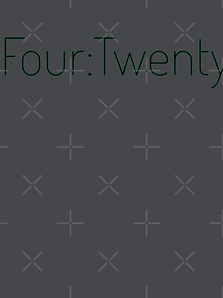 Four:Twenty 4:20 - Black with Green by willpate