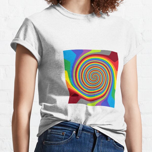 Op art - art movement, short for optical art, is a style of visual art that uses optical illusions Classic T-Shirt