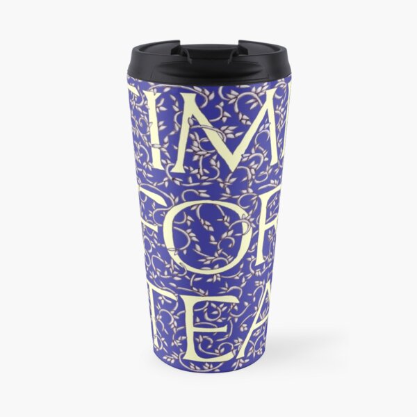 Time For Tea (Royal Blue) Travel Mug