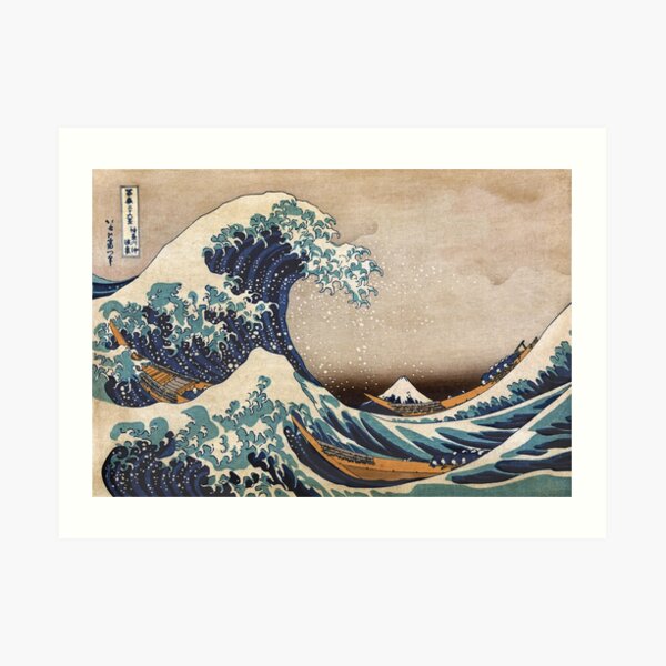 The Great Wave off Kanagawa Art Print