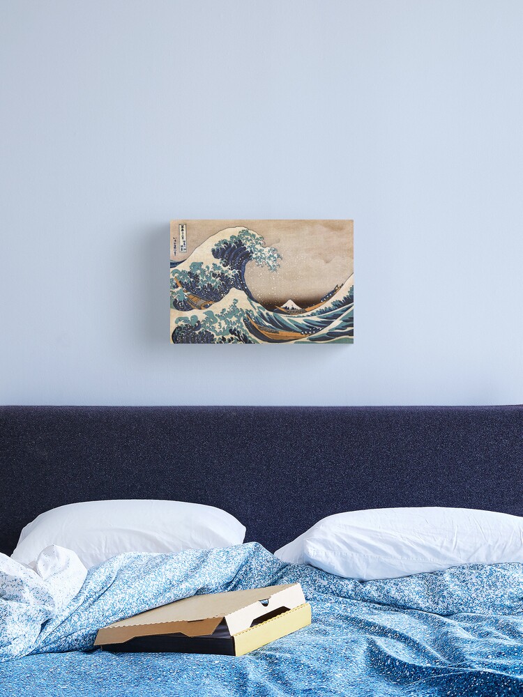 Thumbnail 2 of 3, Canvas Print, The Great Wave off Kanagawa designed and sold by VintageArchive.