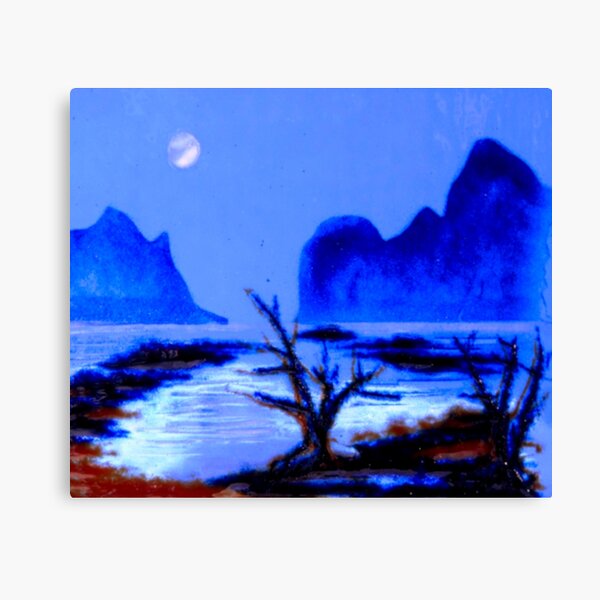 Item preview, Midnight Magic Full Moon Lake designed and sold by Pavlina Krivy.