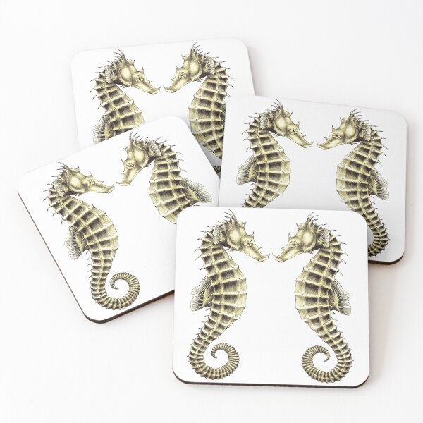 Item preview, Golden Seahorse designed and sold by RozThompsonArt.
