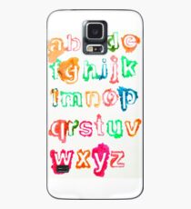 Alphabet Soup Case/Skin for Samsung Galaxy