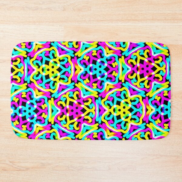 Item preview, Patrón de Squirly colorido designed and sold by weavernap.