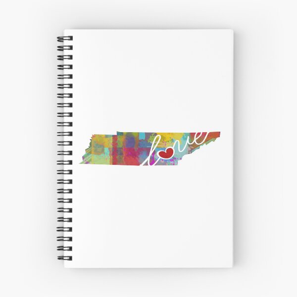Item preview, Tennessee (TN) Love - A Colorful Watercolor State Map Silhouette designed and sold by traciwithani.