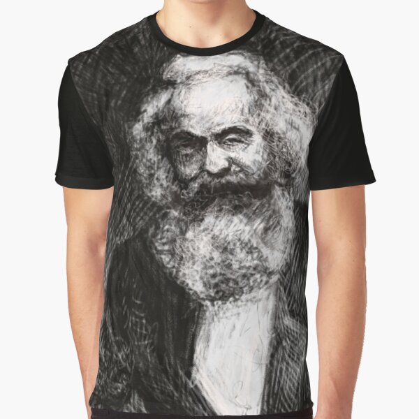 Vista previa del artículo con la obra «Karl Marx», diseñado y vendido por YoungPioneer.