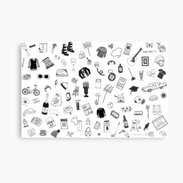Pattern Metal Print