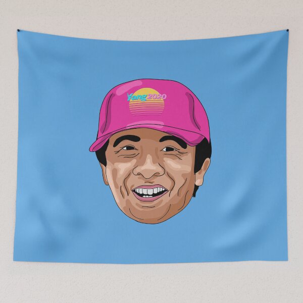 Item preview, Pink Hat Cartoon Andrew Yang 2020 Yang Gang  designed and sold by hadicazvysavaca.