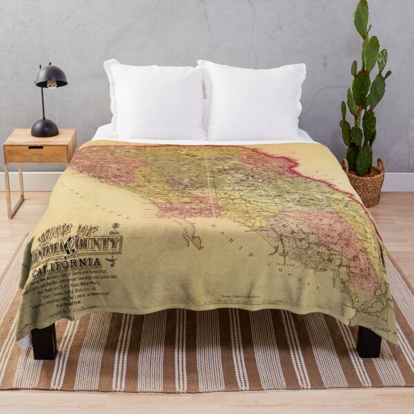Item preview, Map of Sonoma County, California (1884) designed and sold by allhistory.