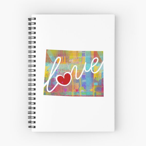 Item preview, Wyoming (WY) Love - A Colorful Watercolor State Map Silhouette designed and sold by traciwithani.