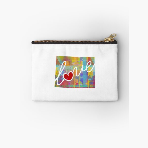 Item preview, Wyoming (WY) Love - A Colorful Watercolor State Map Silhouette designed and sold by traciwithani.
